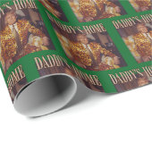 Trump Daddys Zuhause | Trump leopard Green Gift Geschenkpapier (Rolleneckpunkt)