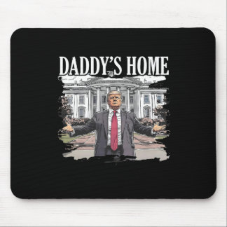 Trump Daddys Zuhause White House 2024 1 Mousepad