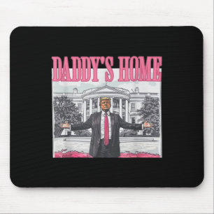 Trump Daddys Zuhause White House 2024 Mousepad