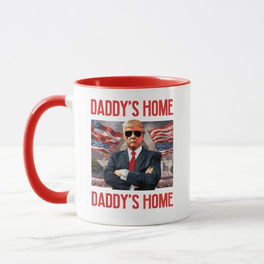 Trump Daddys Zuhause White House 2024 Tasse (Links)