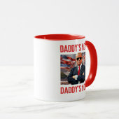 Trump Daddys Zuhause White House 2024 Tasse (VorderseiteRechts)