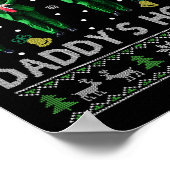 Trump Daddys Zuhause White House Dance macht Xmas Poster (Ecke)