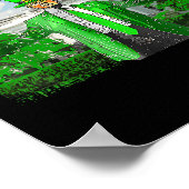 Trump Daddys Zuhause White House Funny Trump St Poster (Ecke)