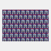 Trump Daddys Zuhause White House Geschenkwrap Geschenkpapier Set (Vorderseite 3)