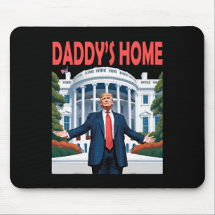 Trump Daddys Zuhause White House Mousepad
