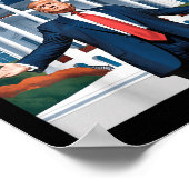 Trump Daddys Zuhause White House Poster (Ecke)