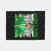 Trump Daddys Zuhause White House St Patricks Day 2 Fleecedecke (Vorderseite (Horizontal))
