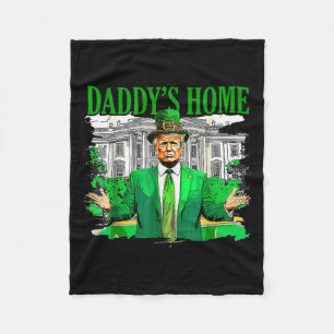 Trump Daddys Zuhause White House St Patricks Day 2 Fleecedecke