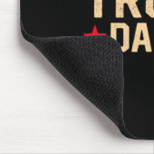 Trump Dance 2024 Qr 4547 Funny Trump Tanzcode Mousepad (Ecke)