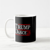 Trump Dance 2024 Trump Vance Funny Republican Poli Kaffeetasse (Links)