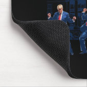Trump Dance Daddys Zuhause Retro Mousepad (Ecke)