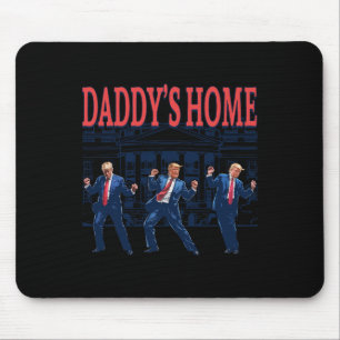 Trump Dance Daddys Zuhause Retro Mousepad