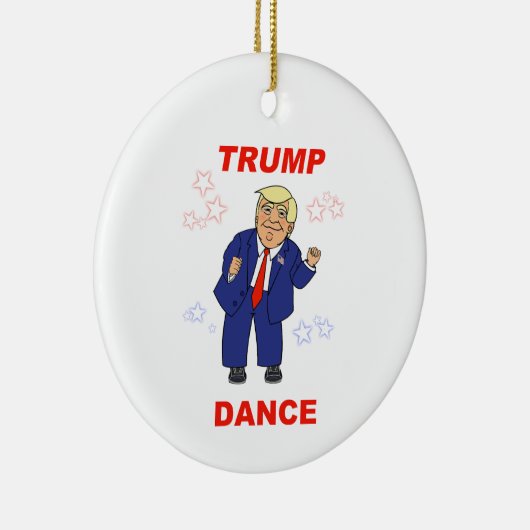 Trump Dance Design Keramik Ornament (Rechts)
