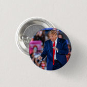 Trump Dance Funny Button (Vorne & Hinten)