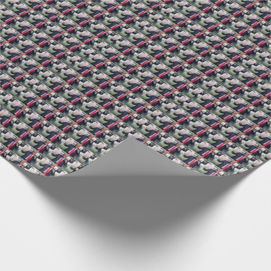 Trump Dance Funny Geschenkpapier (Ecke)