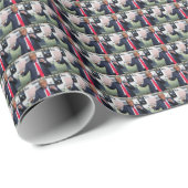 Trump Dance Funny Geschenkpapier (Rolleneckpunkt)