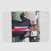 Trump Dance Funny Golfhandtuch (Horizontal)