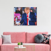 Trump Dance Funny Leinwanddruck (Insitu (Wohnzimmer))