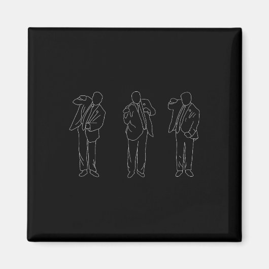 Trump Dance Funny Magnet (Vorne)