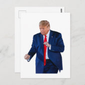 Trump Dance Funny Postkarte (Vorne/Hinten)