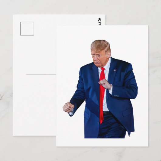 Trump Dance Funny Postkarte (Vorne/Hinten)