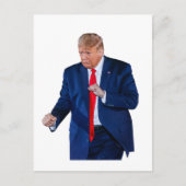 Trump Dance Funny Postkarte (Vorderseite)