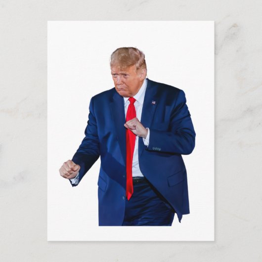 Trump Dance Funny Postkarte (Vorderseite)