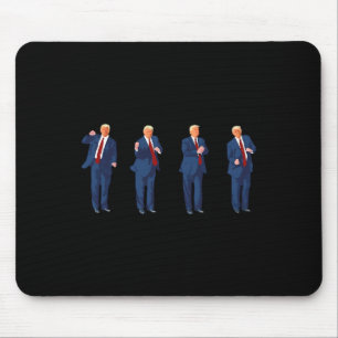 Trump Dance Funny Pro Trump 2024 Wahl Trump Präsid Mousepad