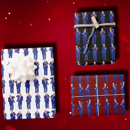 Trump Dance | Funny Trump tanzt Geschenk Geschenkpapier Set