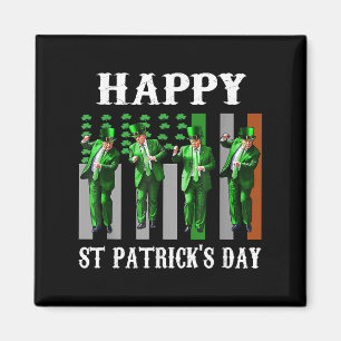 Trump Dance Happy St Patricks Day Lucky Kleeblatt Magnet
