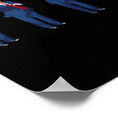 Trump Dance Pro Trump 2024 Trump Präsident Mega Poster (Ecke)