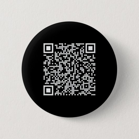 Trump Dance Qr Funny Präsident Trump Tanzcode Button (Vorderseite)