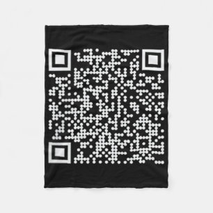 Trump Dance Qr Funny Präsident Trump Tanzcode Fleecedecke