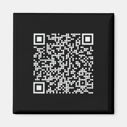 Trump Dance Qr Funny Präsident Trump Tanzcode Magnet (Vorne)