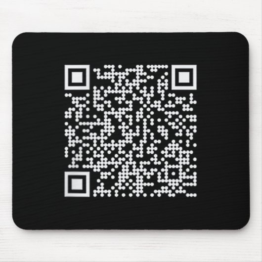 Trump Dance Qr Funny Präsident Trump Tanzcode Mousepad (Vorne)