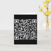 Trump Dance Qr Funny President Dance Code (auf der Karte (Gelbe Blume)