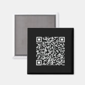 Trump Dance Qr Funny President Dance Code (auf der Magnet (Vorderseite/Rückseite)