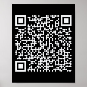 Trump Dance Qr Funny President Dance Code (auf der Poster