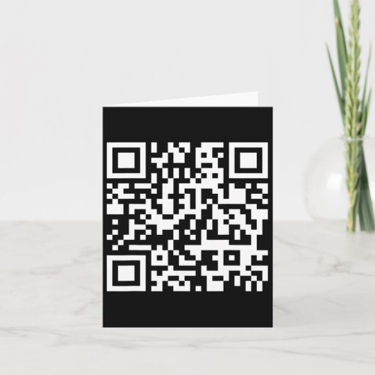 Trump Dance Troll Qr Funny President Trump Dance C Karte (Vorderseite)