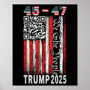 Trump Dance Troll Qr Funny President Trump Dance C Poster