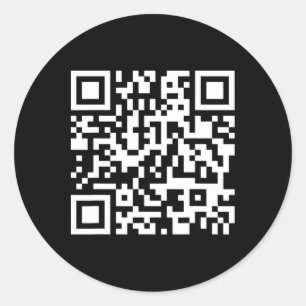 Trump Dance Troll Qr Funny President Trump Dance C Runder Aufkleber