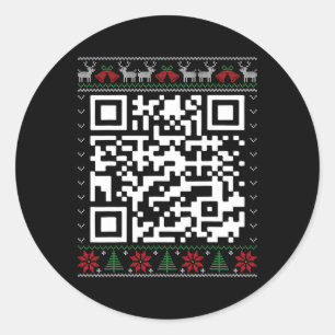 Trump Dance Troll Qr Funny President Trump Dance C Runder Aufkleber
