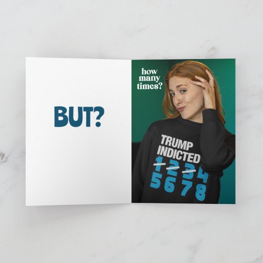 Trump Dankeskarte (Innenseite)