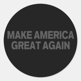 Trump Dark MAGA Runder Aufkleber
