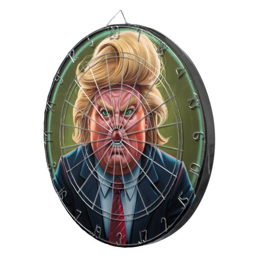 Trump Dartboard: Ein politisches Ziel Dartscheibe (Vorderseite rechts)