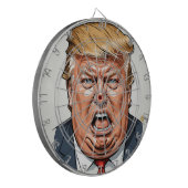 🎯 Trump Dartboard - Take Your Best Shot! Dartscheibe (Vorderseite Links)