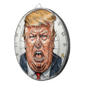 🎯 Trump Dartboard - Take Your Best Shot! Dartscheibe (Vorderseite rechts)