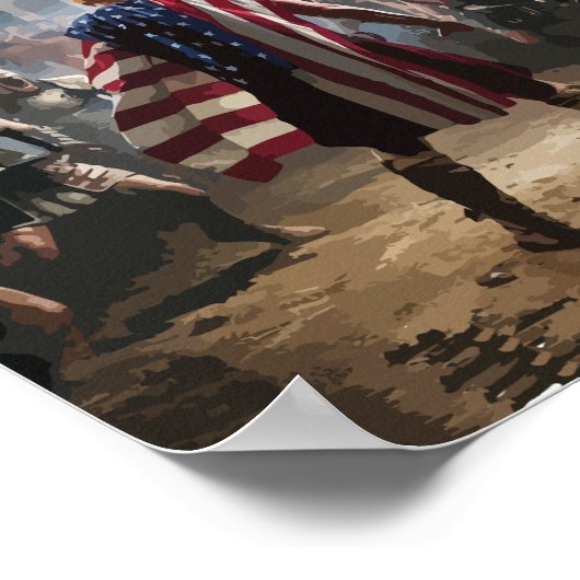 Trump das Gladiator Poster (Ecke)