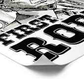 Trump das ist nicht mein erstes Rodeo Poster (Ecke)