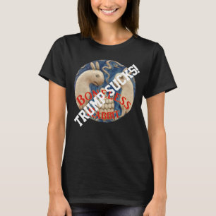 Trump Das knochenlose Kaninchen Europäische Reisen T-Shirt